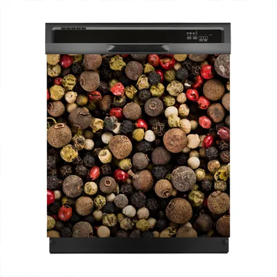 Produktbild von Magnete Dekorative 60x60 cm Küche Magnetmatte Spülmaschine - Bunte Paprika