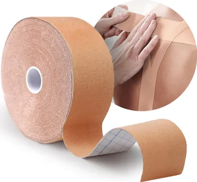 Produktbild von Vitalic Kinesiologie-Tape – 20m Rolle | 50% stärkere Haftung, hypoallergen & hautfreundlich | Für Sport, Reha, Stabilisierung & Verletzungsprävention