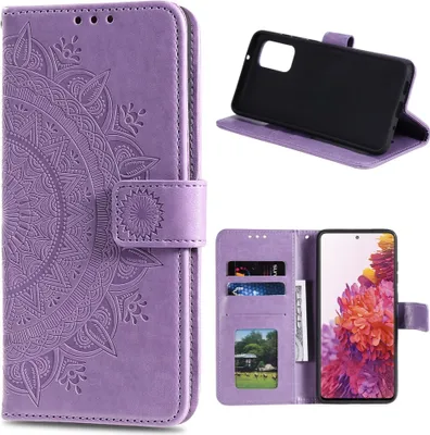 Obrázek produktu pro Pouzdro pro Samsung Galaxy S20 FE – flipové pouzdro, ochranné pouzdro, taška s motivem mandaly