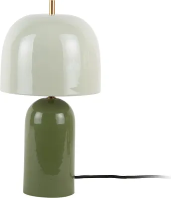 Produktbild von Leitmotiv - Tischleuchte Rico - Dschungelgrün - Ø20cm Tischlampe - Nachttischlampe, Wohnzimmer, Schlafzimmer