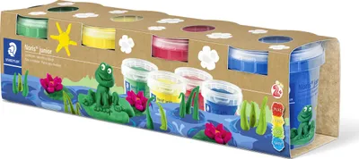 Produktbild von STAEDTLER Spielknete-Set Noris junior 4 Basisfarben