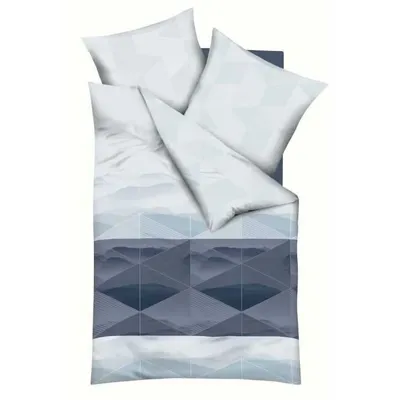 Produktbild von Kaeppel Mako-Satin Bettwäsche 155x220 cm + 80x80 cm Hellblau