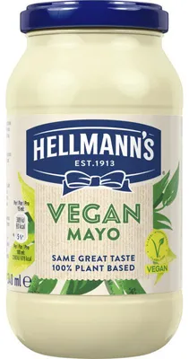 Produktbild von Hellmann's Vegane Mayonnaise 340g – Cremig, pflanzlich, ohne tierische Inhaltsstoffe