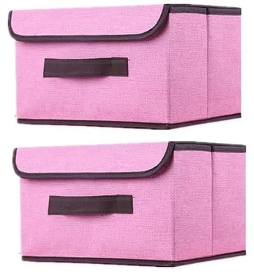 Zdjęcie produktu dla Pudełka do przechowywania składane z pokrywkami tkanina 36X23X24CM 4 szt.