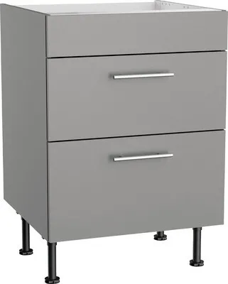 Produktbild von Optifit Kochfeldumbauschrank Mats825 BxTxH 60 x 58,4 x 87 cm basaltgrau matt zerlegt KFMA UC636-8E+