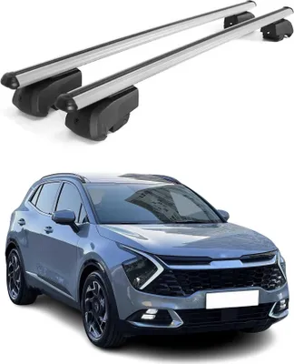 Produktbild von Dachträger Gepäckträger für Kia Sportage NQ5 2021-2025 ABE Alu Silber 2 tlg