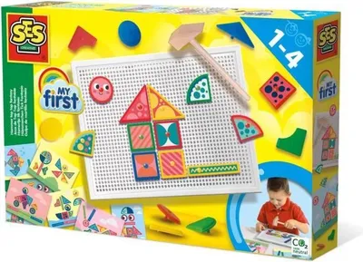 Produktbild von Tap Tap Fantasie Spielzeug für Kinder, SES Creative, 12+ Monate, Outdoor Spiel, Mehrfarbig, Hammer ohne Nägel