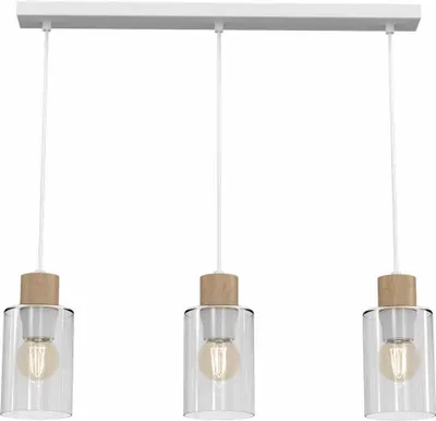 Produktbild von Milagro MADERA MLP8555 weiße Kronleuchter-Pendelleuchte