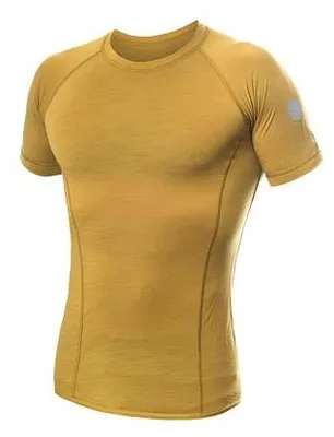 Produktbild von SENSOR MERINO AIR Herren-Kurzarmhemd, senfgelb, Größe XL