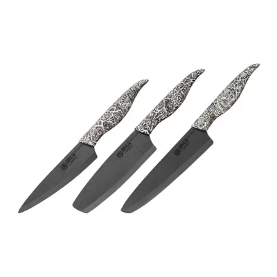 Produktbild von Samura Inca Set mit 3 Keramikmessern SIN0220B