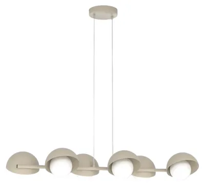 Immagine prodotto di Lampada a sospensione BOOM beige 6xG9x15W in metallo, dimensioni: 120x88x32 cm, IP20, Emibig