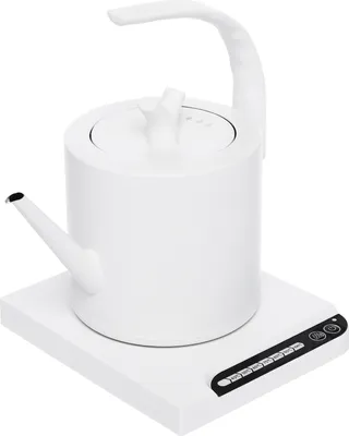Produktbild von 1L Edelstahl Elektrischer Wasserkocher mit 45℃-100°C Temperatureinstellung Weiß