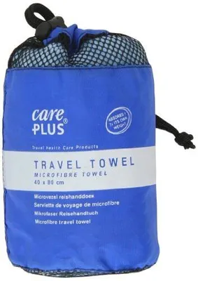 Zdjęcie produktu dla Ręcznik podróżny CarePlus® - Ręcznik z mikrofibry mały, 40x80 cm, niebieski