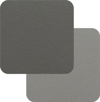 Produktbild von Fleximats Untersetzer, 4er Set, 10x10cm, Hellgrau/Dunkelgrau