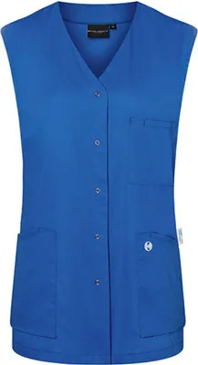 Produktbild von KARLOWSKY Damen Kasack ESSENTIAL Ärmellos V-Neck Modern-Fit Königsblau 52