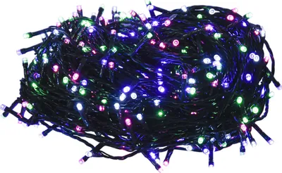 Obrázok produktu pre vidaXL LED rozprávkové svetlá s 2000 LED diódami Pastelové viacfarebné 200 m PVC