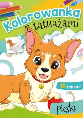 Produktbild von Tattoo-Malbuch. Hunde
