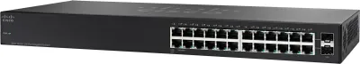 Produktbild von Cisco Small Business SG110-24, Unmanaged, L2, Gigabit Ethernet (10/100/1000), Vollduplex, Rack-Einbau, 1U