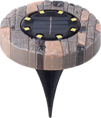 Produktbild von GLIME Solarleuchten Betonoptik 8er-Set – Wetterfeste LED-Solar Gartenleuchten für Weg, Terrasse & Außenbereich, Modernes Design, Automatisches Ein/Aus