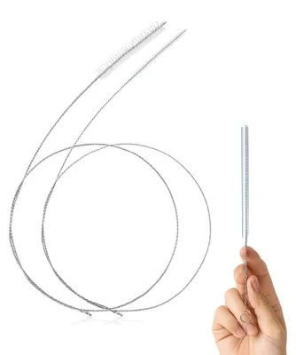 Flexible Reinigungsbürsten 100 cm, 2 Stück, Edelstahl, für Schläuche & Abflüsse