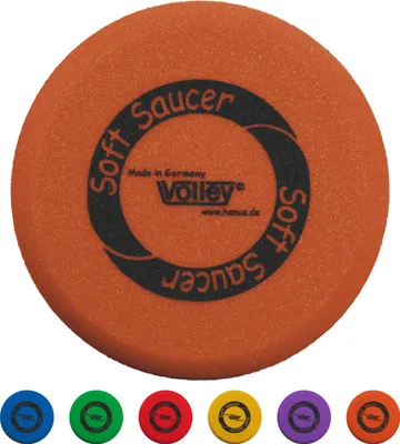 Produktbild von VOLLEY Schaumstoff Frisbee Wurfscheibe ELE'Soft Saucer unbeschichtet, 25 cm