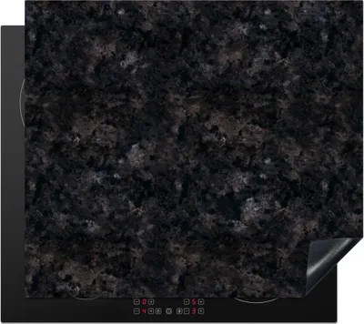 Produktbild von KitchenYeah© Herdabdeckplatte Marmor - Granit - Design , 60x52cm, Küche Deko, Glaskeramikkochfeld Herdabdeckung, Abdeckplatte fùr Kochfeld
