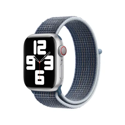 Image de Bracelet Apple Sport Loop pour Apple Watch | 38/40/41/42 mm - Bleu tempête