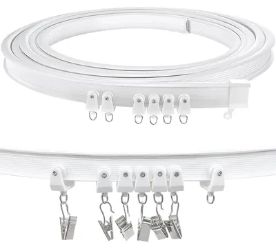 Imagen del producto de Omgoods - Barra flexible para cortinas de techo - 30 cm