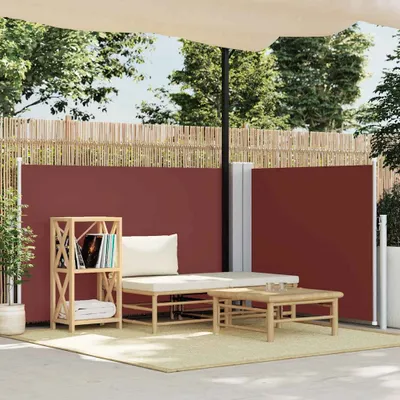 Produktbild von vidaXL Ausziehbare Seitenmarkise Braun 120 x 600 cm