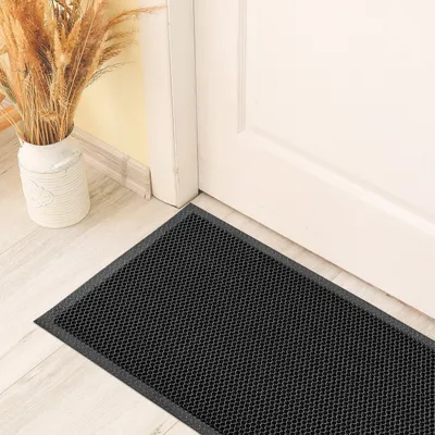 Zdjęcie produktu dla Wycieraczka 3d prostokątna szary 40×60 cm