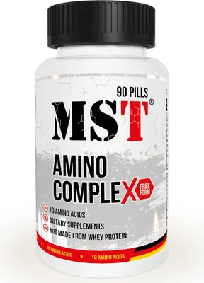 Produktbild von Nahrungsergänzungsmittel Amino Complex Aminosäurenkomplex zur Trainingsunterstützung 90 Tabletten