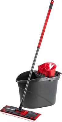 A Vileda Ultramax 2in1 mop and bucket set is displayed against a white background.