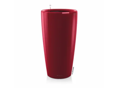 Produktbild von LECHUZA-Pflanzgefäß RONDO Premium 40 Scarlet Rot Hochglanz | Pflanzsäule mit Bewässerungssystem | Hochglanz-Oberfläche | Ø 40 x 75 cm | 15759