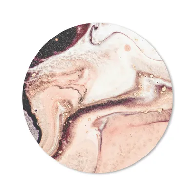 Produktbild von MuchoWow® Mauspad Mousepad Stein - Marmor - Edelstein - Abstrakt - Natur - Rosa 20x20 cm - Mousepads - Maus Mat - Pad - Mausunterlage - Schreibtischmatte