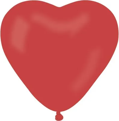 Produktbild von Rote Herzballons zum Valentinstag und zur Hochzeit, 15 cm, 100 Stück.