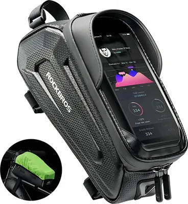 Immagine prodotto di Rockbros B68 Borsa per telaio bici Tasca per telefono 1,7l Nero