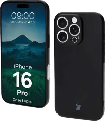Produktbild von BIZON Case Lupka Apple iPhone 16 Pro schwarz