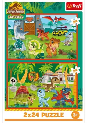 Produktbild von Trefl 34437, 24 Stück(e), Dinosaurier, 3 Jahr(e)