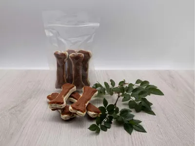Produktbild von Canius Kauknochen 10cm 4 Stück | Huhn