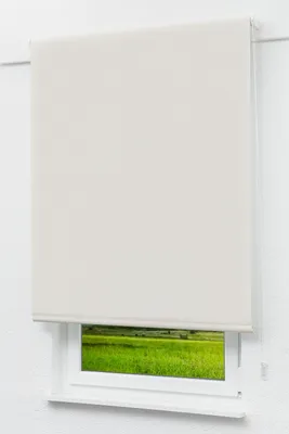 Produktbild von Lysel Outlet - Verdunkelungsrollo Hellelfenbein, (B x H) 62.50cm x 190cm in beige/hellelfenbein