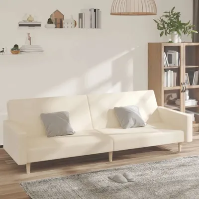 Produktbild von CLORIS Schlafsofa 2-Sitzer Creme Stoff - Ecksofas LL0000256747