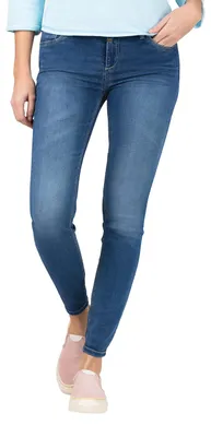Produktbild von Timezone Damen Tight AleenaTZ Jeans, Blue Denim wash 25w / 28l