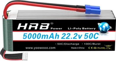 Zdjęcie produktu dla akumulator 6S Lipo, pojemność 5000mAh, napięcie 22.2V, 6s 5000mah EC5 1szt