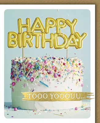 Produktbild von Geburtstag - Glückwunschkarte im Format 11,5 x 13,5 cm mit Umschlag