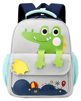 Immagine prodotto di Zaino leggero unisex per bambini, grigio