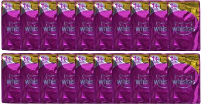 Produktbild von Futter für Gato Whiskas Jelly Pollo Pavo Pavo Pato Aves 80 x 85 gs