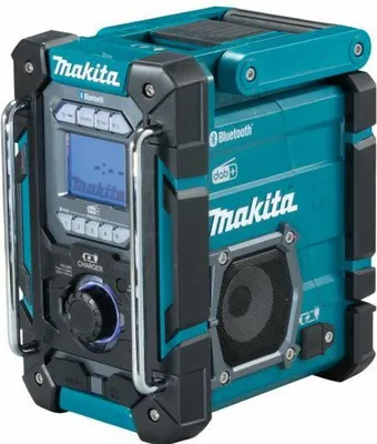 Zdjęcie produktu dla Makita DMR301, Przenośny, Cyfrowy, AM, DAB, DAB+, FM, 87,5 - 108 MHz, 174.928 - 239.200 MHz, USB Typu-A