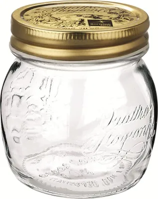 Produktbild von Bormioli Rocco Quattro Stagioni 12 Stück, Inhalt 250 ml, mit Deckel goldfarben