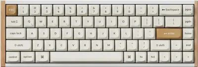Produktbild von Keychron K6 HE Kabellose Mechanische Tastatur, ANSI US, Special Edition / White / Gateron Double-Rail Magnetic Nebula Switch K6H-Q1