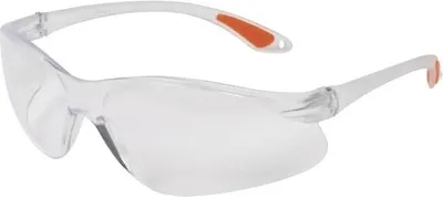 Produktbild von AVIT AV13024 Schutzbrille Transparent, Orange EN 166-1 DIN 166-1